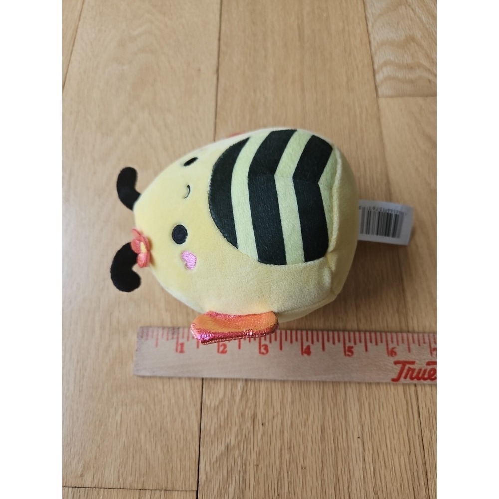 Squishmallows Sunny the Bee 5 Inch Yellow Black Stripe Plush Shimmer Wings - Picture 8 of 8